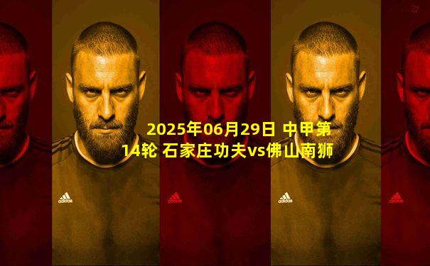 2025年06月29日 中甲第14轮 石家庄功夫vs佛山南狮 全场录像